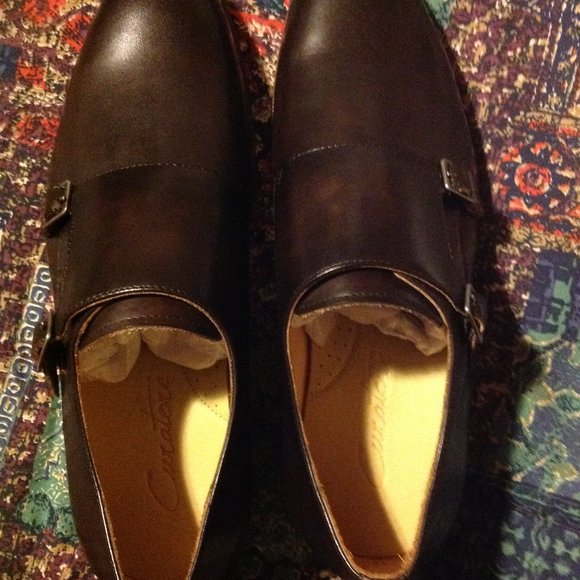 Curatore Men\'s Gallo Dark Brown Leather Monk Strap Dress Shoes - 11 - New in Box main image 10